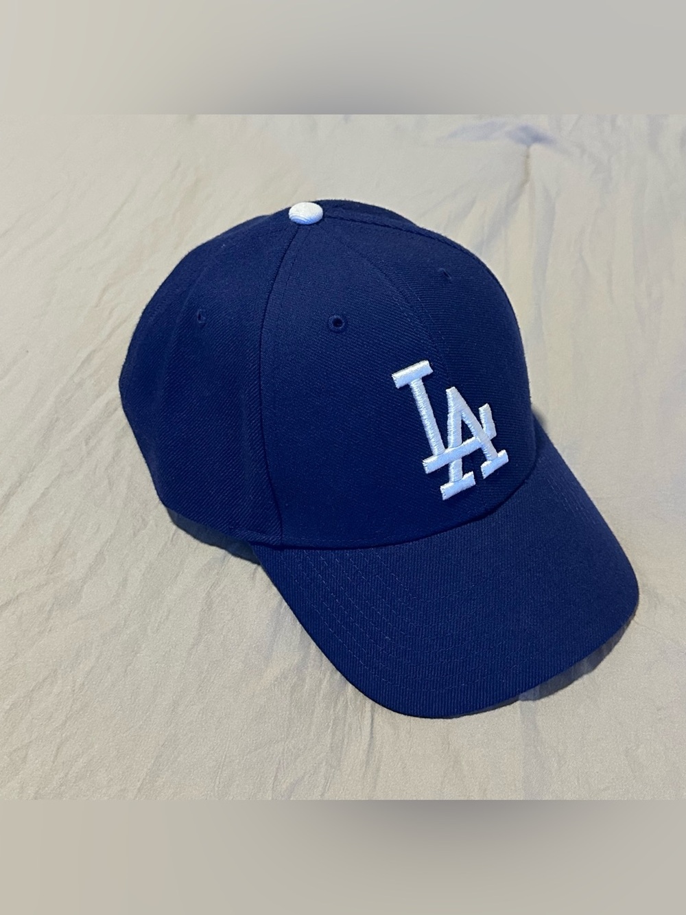 LA Dodgers '47 Brand Blue Snapback Cap with White Logo